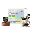 Pierderea în greutate Suport de colagen Keto Slimming Coffee Pudră