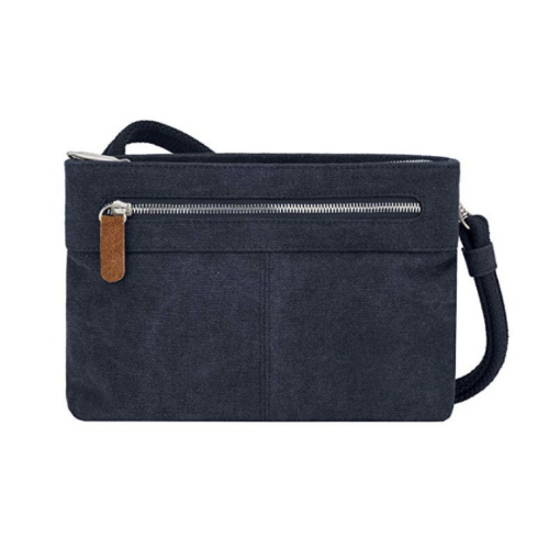 Anti-Theft Cotton Canvas Small Crossbody Bag for Women