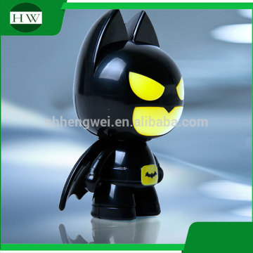 plastic decorative Batman eye protection usb rechargeable led study reading desk table night light lamp