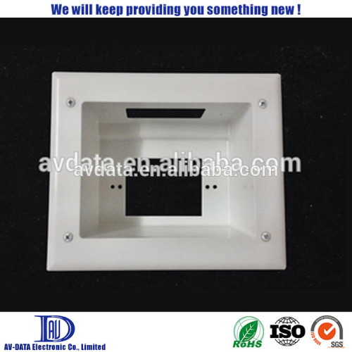 Multi-functional Recessed Wall Plate with 4 fly wings