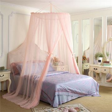 Circular Queen Size Folding Bed Mosquito Curtain