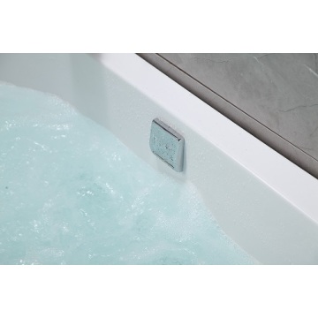 Space-Saving One Person Acrylic Whirlpool Massage Bathtub