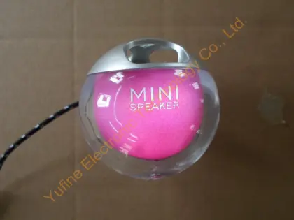 2015 newest mini speaker, led light apple speaker, Sales Promotion Electronic products, popular fashion speaker