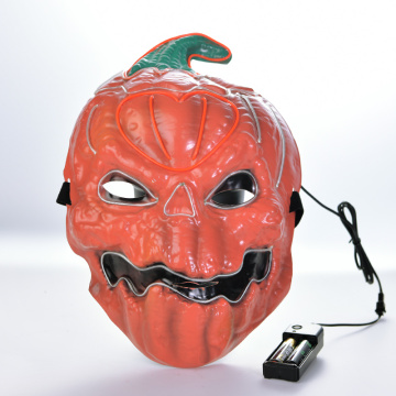Máscara de terror de abóbora brilhante LED de Halloween