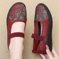 Soft sole comfortable elderly single shoes
