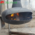 Freestanding Corten Steel Fireplace