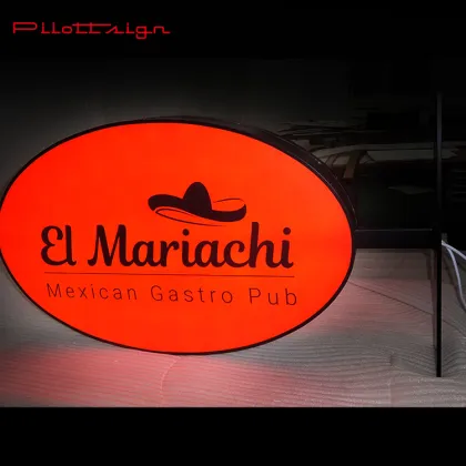 Popular outdoor custom front illuminated Led billboard sign