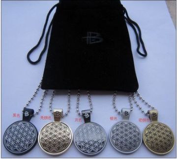 zinc alloy power balance necklace