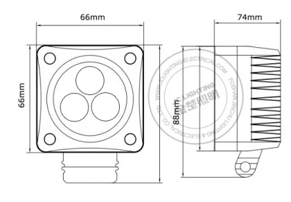led lamps 12v 15w cree spot flood led waterproof led work light, auto led headlight
