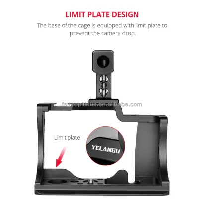YELANGU C14 Camera Cage for Canon M50 Mirrorless Camera