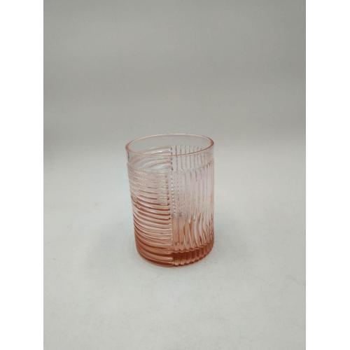 gobelet à vin en verre de champagne moderne de couleur rose