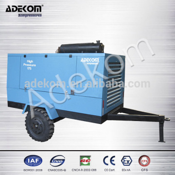 Adekom portable screw air compressor diesel Power