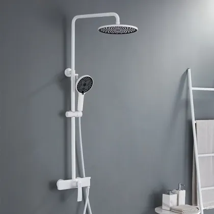 Bath & Shower Faucets with Shower Steamer and Body Fizzy Sets in Brass