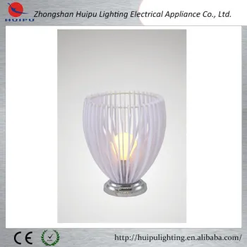 European style and white color acrylic indoor table reading lamp