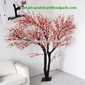 china supplier/guangzhou shengjie/artificial fake cherry tree trunk decoration