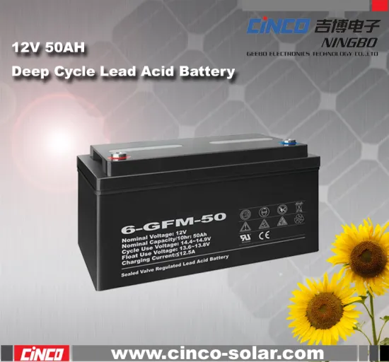 12V Battery (GEL50-12) 12V 50ah Solar Power Battery with Cheap Price