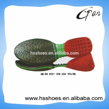 Cool design tpu and rubber outsole for shoes