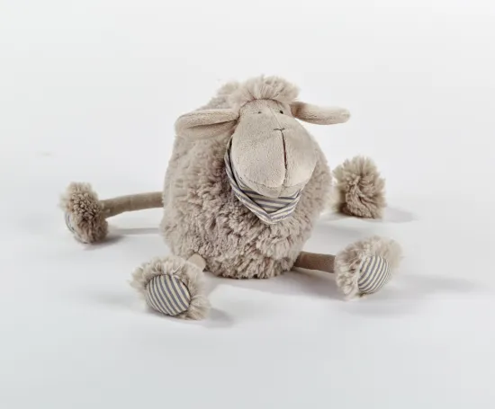 2015 Original Design Cute Grey Sitting Sheep Toy