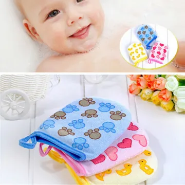 2019 New 3 Styles Cartoon Design Soft Baby Bath Brush Newborn Baby Shower Glove Kid Necessary Hot Sale Bath Brush Free Shipping