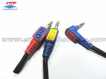 molded DC connector for Audi