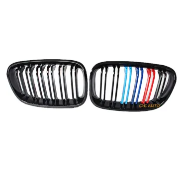 Tuning Double Trip Gloss Black Grille for BMW 1 Series F20 (2015-2017)