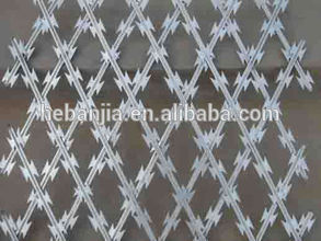 2016 hot sale electric galvanized razor wire fence for prison (ISO 9001 factory)