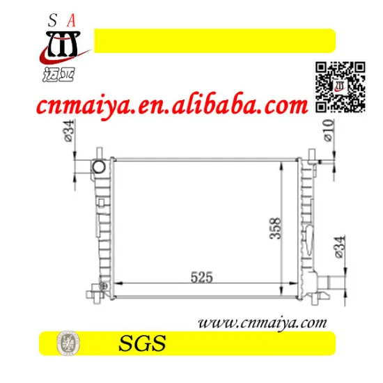 TUCSON (JM) 2.0CRDi radiator