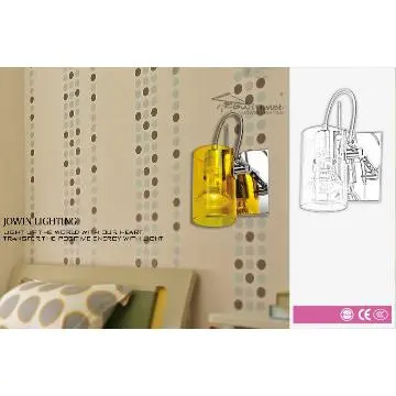 New Indoor Orange Glass Wall Lamp