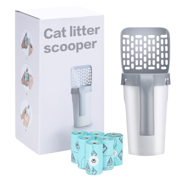 Portable Pet Waste Disposal Scooper with Poop Bags
