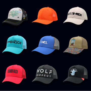 Custom Embroidered Mesh Trucker Hat