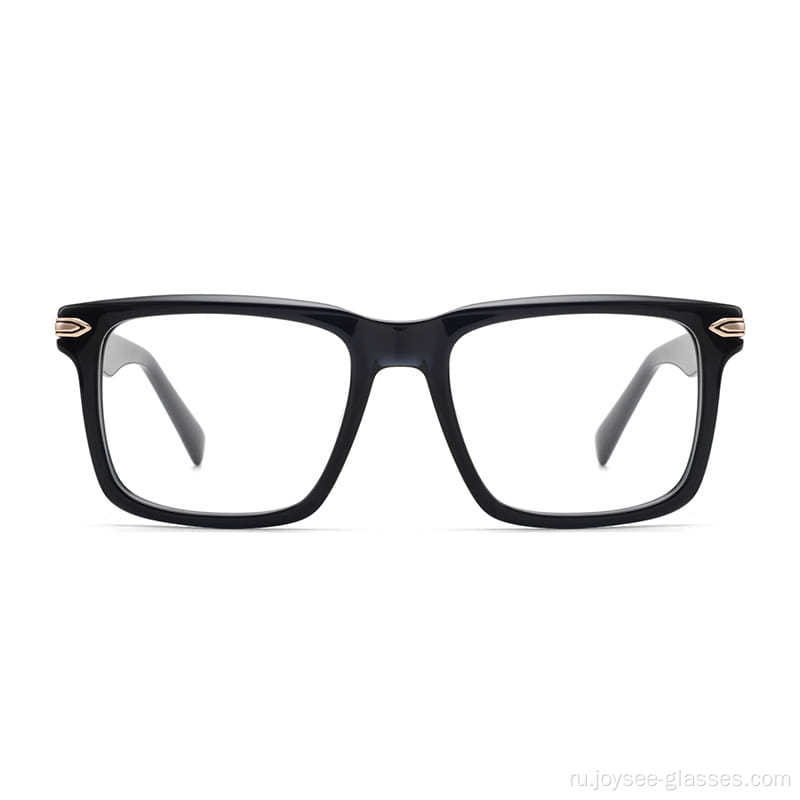 Новые классические крупные квадратные индивидуальные логотип пластиковые ацетатные очки
