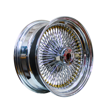 Wholesale 13x7 to 26 Inch 78.1 Plating Gold Bullet Steel Wire 100 Spoke Wheels - Jiangzao 2024