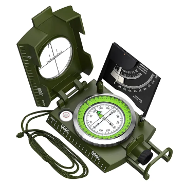 Zinc Alloy Foldable Multifunctional Waterproof Outdoor Compass