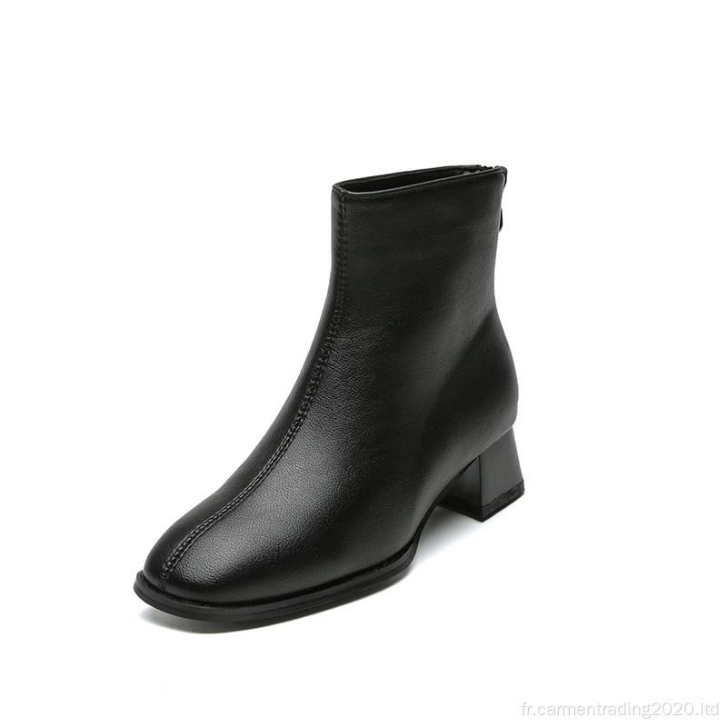 Nouvelles chaussures en cuir Chelsea pour hommes, conception d&#39;usine italienne