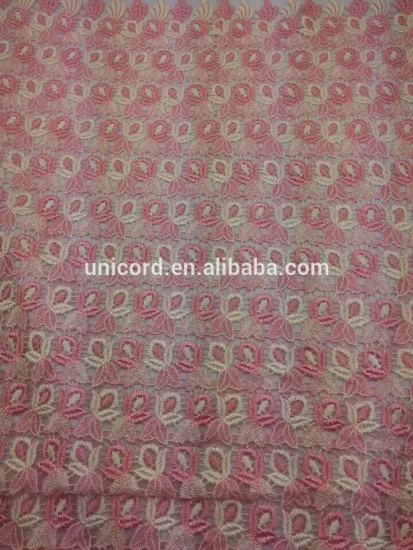 Beautiful Embroidery Chemical Lace Fabric
