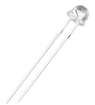 5mm Helmet Shape LED Diode - White & Blue with Water Clear Lens & Free Samples