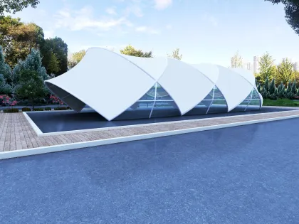 XZ OEM ODM Membrane Structure Tent for Tennis