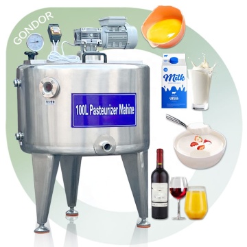50L Machine de pasteurisation du lait de champignon industriel du substrat avec homogénéisateur
