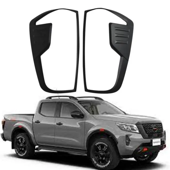 YCSUNZ  4X4 Exterior Accessories ABS Matte Black Tail Light Lamp Cover for Nissan Navara NP300 Pro 4x 2021 2022