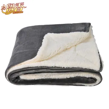 LIUXIANG Soft Cozy Fluffy and Warm Sherpa Blanket Throw Blankets for Bed or Couch
