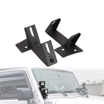 Dual Lower Windschutzscheibe LED-Arbeitslicht-Leichtmontage für Jeep Wrangler JK JKU 2007-2018