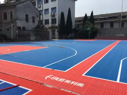 Enlio Outdoor Basketball Flooring Small Asterisk