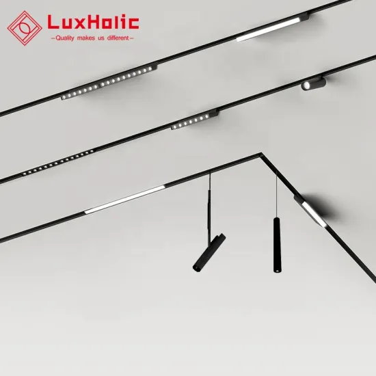 Modular DC24V/48V LED Magnetic Track Lighting System