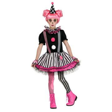 Costume da clown delle ragazze di Halloween