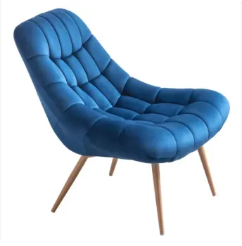 Comfortable Leisure Armchair Fabric Sofa in Nordic Style