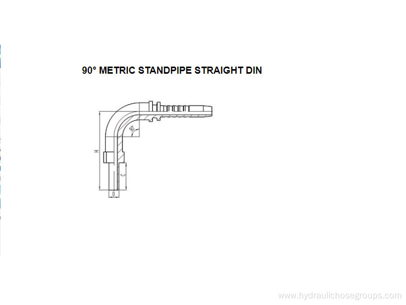 90° Metric Standpipe 50091