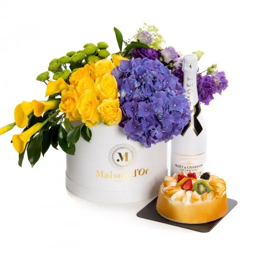 Wedding Custom Printing Round Rose Flower Packaging Box