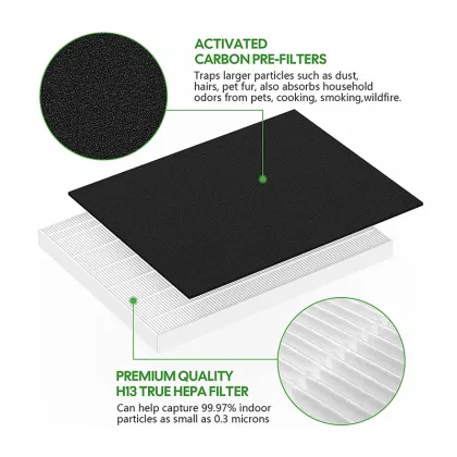 4-Stage HEPA Filter for Fellowes AeraMax 90/100/190/200/290/300/DX95 Air Purifiers - Home Carbon Filter