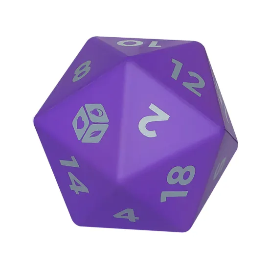 Large PU Foam Dice - 20 Sided Dice for Games and Number Learning