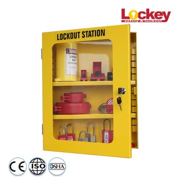 Wall Mounted Hardened Steel Lockout Management Station